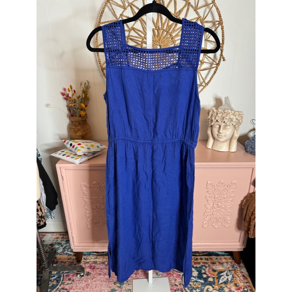 Women's Old Navy Blue Maxi‎ Dress Size M - Picture 2 of 3